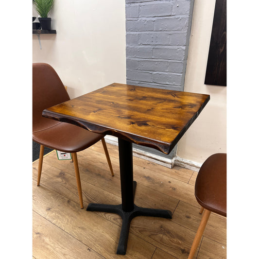 Solid Wood Cafe Table Waney